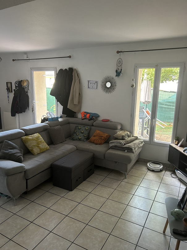 LE BARP AVENUE DES PYRENEES MAISON T3 DUPEX MEUBLEE  AVEC JARDIN
